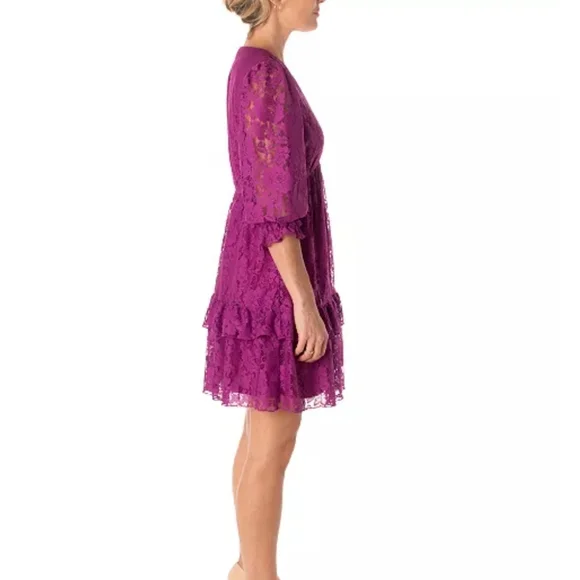 Sold Out Maison Tara NWT Lace Mini Dress - Picture 3 of 15